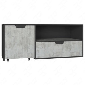 RTV komoda Nano 120 cm grafit / enigma ideální do obývacího pokoje a pokoje pro mládež