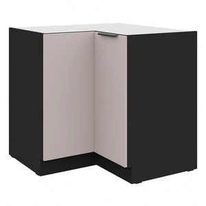 Rohová kuchyňská skříňka Tarraco 89x89 DN 1F BB kovová hrana úchytky skříňka odolná proti vlhkosti a poškození