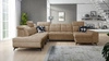 Rohová sedací souprava s funkcí spaní Buffalo X tmavě béžová pravá strana Funkční a pohodlná rohová sedací souprava do pokoje s kontejnery na lůžkoviny