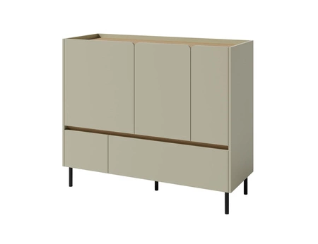 Komoda Paguro 120 cm eukalyptus / baltický dub dune ideální komoda do ložnice obývacího pokoje nebo pokoje pro mládež