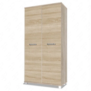 Šatní skříň Maximus 100 cm světlý dub sonoma moderní designový nábytek vysoce kvalitní zpracování hrany skříně zakončené speciální dýhou