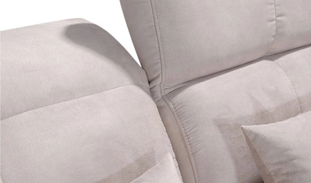 Rohová rozkládací pohovka s funkcí spaní Laredo hnědá pravý roh pohodlná a stylová rozkládací pohovka s kontejnerem na lůžkoviny