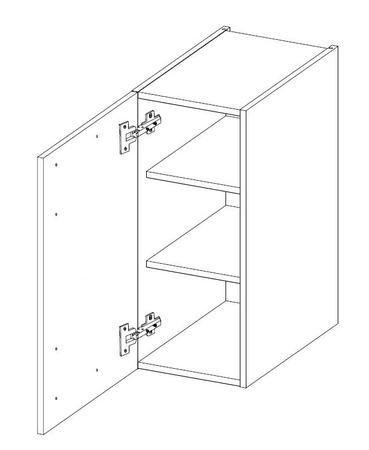 Sada rohového kuchyňského nábytku EkoWhite 300x310 cm minimalismus ve skandinávském stylu a jednoduchý modernismus ideální do každého interiéru
