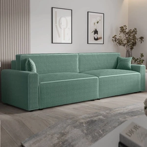 Rozkládací pohovka Brandon XL Bis patina moderní design trojrozměrná tkanina s výrazným pruhem nádoba na lůžkoviny