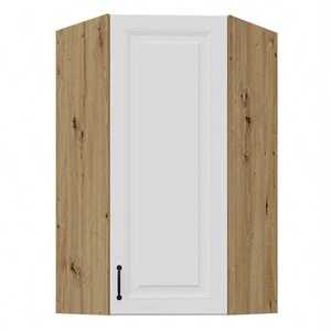 Závěsná rohová kuchyňská skříňka Scandi 60x60 GN-108 1F skříň odolná proti páře vysoké teplotě a rozlité kapalině