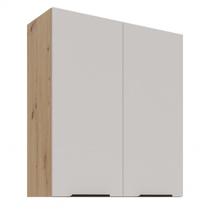 Kuchyňská nástěnná skříňka Soela 80 G-90 2F kovové hrany úchytek odolné proti vlhkosti a poškození skříňky