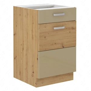 Skříňka se zásuvkou a policí Arton 50 D 1F 1S BB skříňka odolná proti páře, rozlití a teplu