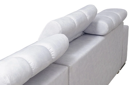 Rohová sedačka s funkcí spaní Luigi III béžová pravá pohodlná rohová sedačka do obývacího pokoje ideální pro každodenní relaxaci