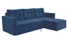 Rohová sedací souprava s funkcí spaní Telsze blue univerzální elegantní rohová sedací souprava ve skandinávském tvaru velký prostor na lůžkoviny