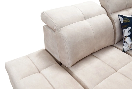 Rohová sedací souprava s funkcí spaní Buffalo VI žlutá pravá Funkční a stylová rohová sedací souprava se třemi nádobami na lůžkoviny