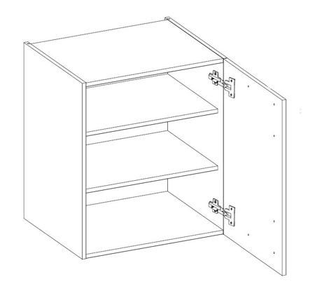 Sada rohového kuchyňského nábytku EkoWhite 300x310 cm minimalismus ve skandinávském stylu a jednoduchý modernismus ideální do každého interiéru