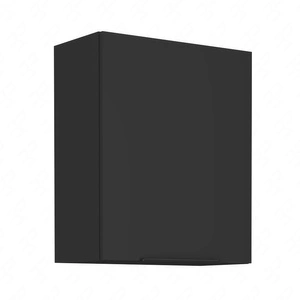 Kuchyňská nástěnná skříňka Black 60 G-72 1F kovová hrana rukojeti odolná proti vlhkosti a poškození skříňky