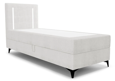 Kontinentální postel Norco 90x200 šedý jasan Stylová postel s úložným boxem Osvětlení v čele postele dodává jedinečný nádech