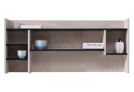 Nábytková sestava Niko černá / dub / béžová ideální do dětského nebo studentského pokoje v módním stylu