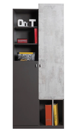 Tablo 4 graphite / enigma nábytková sestava ideální pro dětské nebo teenagerské pokoje nábytek v módních barvách