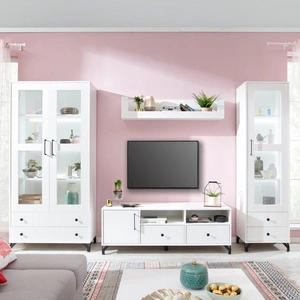 Skien nábytek bílý lesk inovativní nábytek do obývacího pokoje a obývacího pokoje v moderním stylu