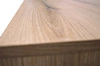 Komoda Osaka 100 cm dub evoke / černá minimalistický design dokonalý návrh komody do obývacího pokoje a ložnice vkusné rýhované čelo