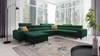 Rohová pohovka s funkcí spaní Bolmso VIII zelená levá Elegantní a pohodlná rohová pohovka se zásuvkou ideální do prostorných interiérů