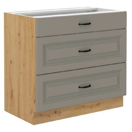 Rohová sestava kuchyňského nábytku Kea 210x350 cm ideální pro interiéry ve skandinávském klasickém i moderním stylu