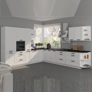 Rohová kuchyňská sestava Livio 310x340 cm ideální pro interiéry v klasickém i moderním stylu