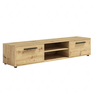 RTV skříňka Maxione 190 cm dub řemeslný prostorná TV skříňka v klasickém stylu jednoduchá konstrukce univerzální barvy