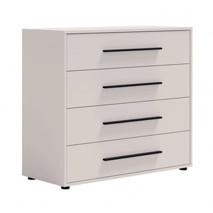 Komoda Maxione 99 cm béžová minimalistický design klasický tvar ideální komoda do obývacího pokoje nebo obýváku