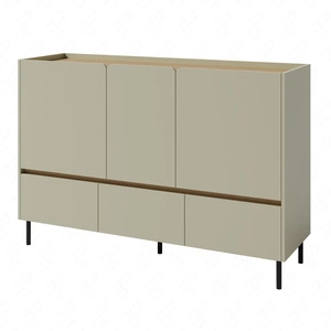 Komoda Paguro 150 cm eukalyptus / baltický dub dune ideální komoda do ložnice obývacího pokoje nebo pokoje pro mládež