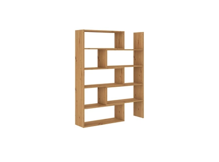 Knihovna Carl dub artisan ideální knihovna do pracovny nebo pokoje teenagera s možností rozšíření