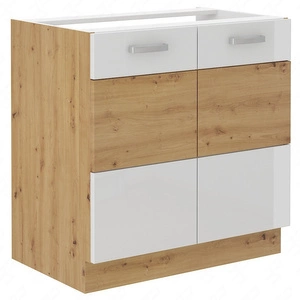 Kuchyňská skříňka pod dřez Alpine 80 ZL 2F BB skříňka odolná proti páře, rozlití a teplu