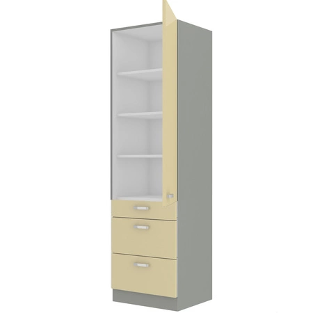 Kuchyňský příspěvek Karmen 60 DKS-210 3S 1F skříňka se zásuvkami odolnými proti páře vysokým teplotám a rozlitým tekutinám