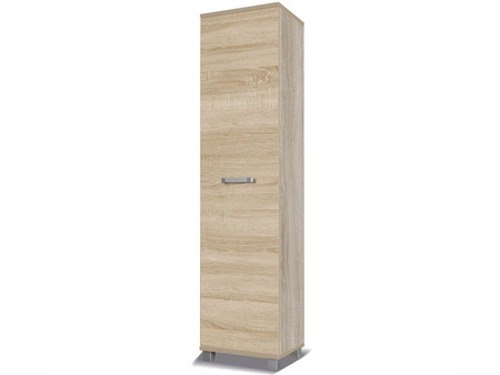 Knihovna s dvířky Maximus 50 cm dub sonoma světlý moderní design nábytku kvalitní zpracování hrany knihovny zakončené speciální dýhou