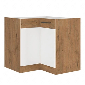 Rohová kuchyňská skříňka Vento 90x90 DN 2F BB odolná vůči páře, teplu a rozlitým tekutinám